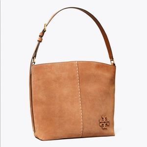 TORY BURCH MCGRAW SUEDE HOBO
